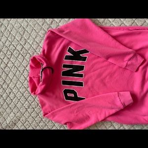 pink sweatshirt
